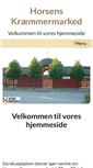 Mobile Screenshot of horsens-marked.dk