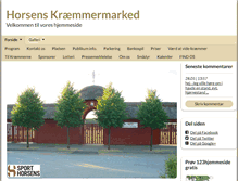 Tablet Screenshot of horsens-marked.dk